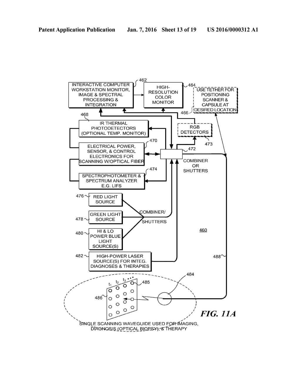 MONITORING DISPOSITION OF TETHERED CAPSULE ENDOSCOPE IN ESOPHAGUS - diagram, schematic, and image 14