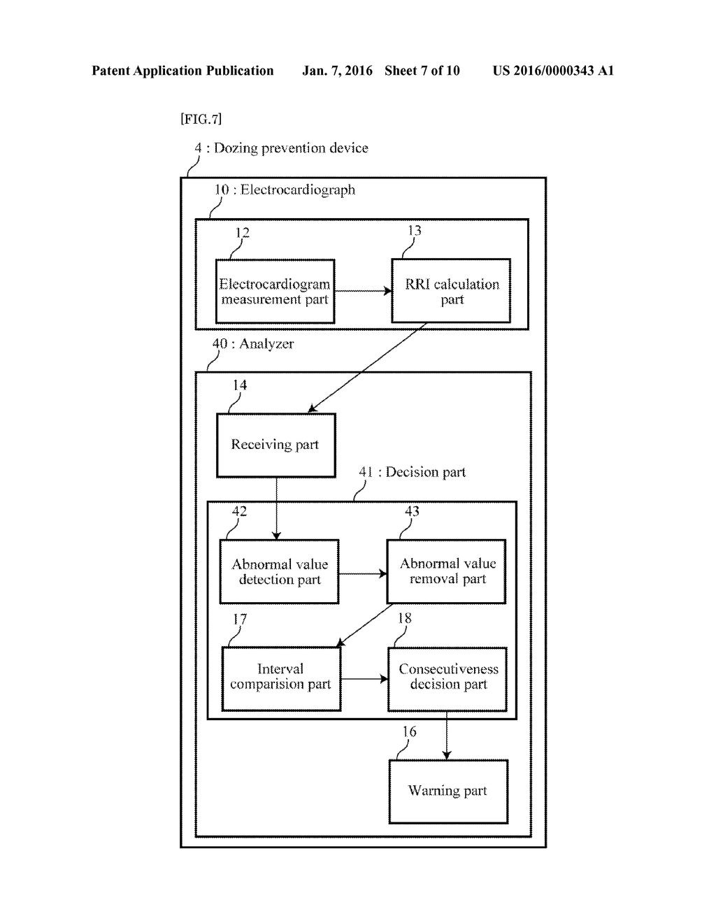 DOZING PREVENTION METHOD, AND DOZING PREVENTION DEVICE - diagram, schematic, and image 08