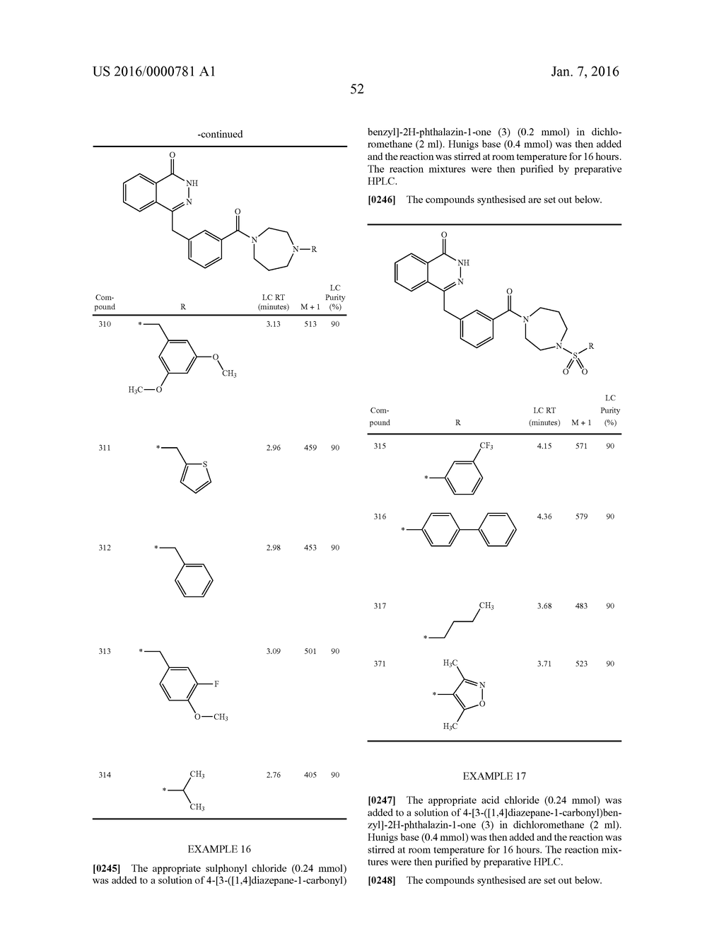 PHTHALAZINONE DERIVATIVES - diagram, schematic, and image 55