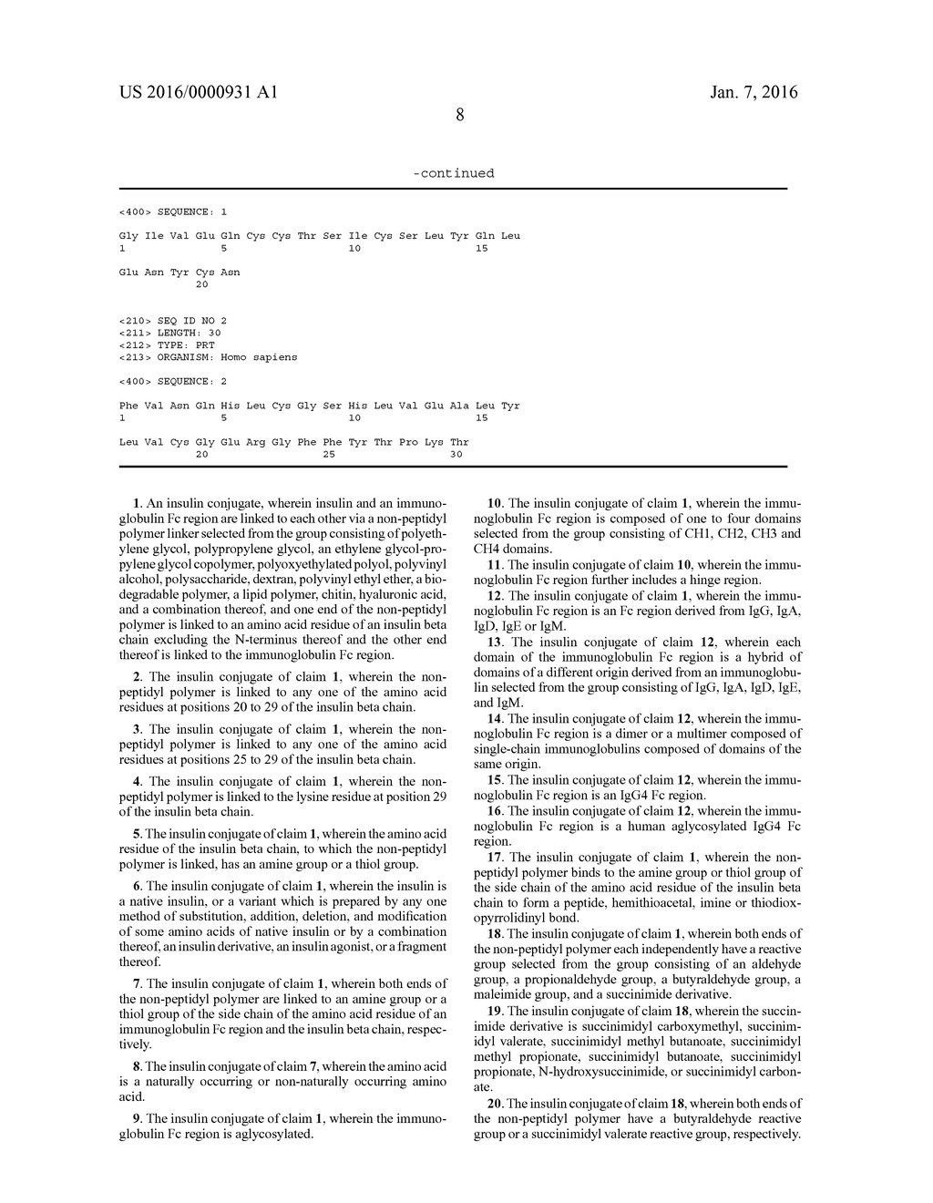 SITE-SPECIFIC INSULIN CONJUGATE - diagram, schematic, and image 14