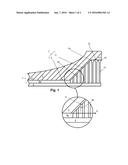 PART OBTAINED BY SELECTIVE MELTING OF A POWDER COMPRISING A MAIN ELEMENT     AND RIGID SECONDARY ELEMENTS diagram and image