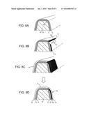 VEHICLE WHEEL DECORATION METHOD APPLYING DECORATION TO     THREE-DIMENSIONALLY-SHAPED WHEEL DESIGN SURFACE, AND VEHICLE WHEEL WITH     DECORATED THREE-DIMENSIONALLY-SHAPED WHEEL DESIGN SURFACE diagram and image