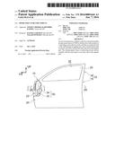 DOOR STRUCTURE FOR VEHICLE diagram and image