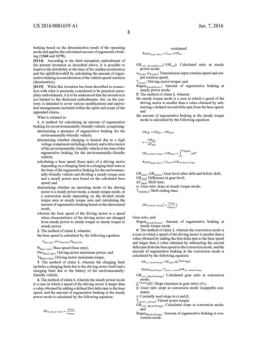 METHOD FOR CALCULATING AMOUNT OF REGENERATIVE BRAKING FOR     ENVIRONMENTALLY-FRIENDLY VEHICLE - diagram, schematic, and image 21