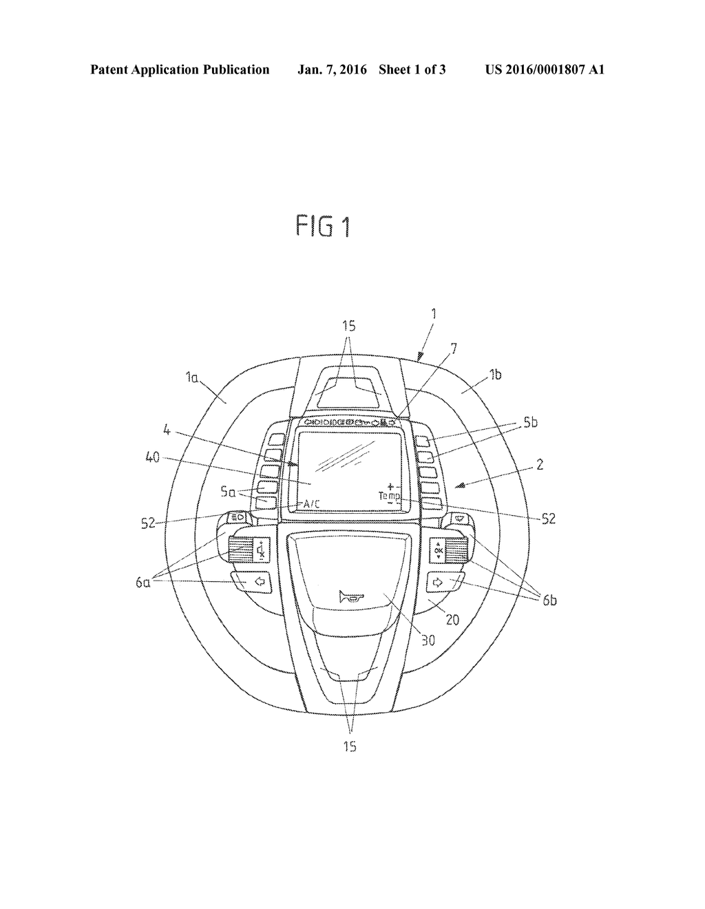 Motor Vehicle Steering Wheel - diagram, schematic, and image 02