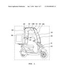 DRIVER PROTECTIVE DEVICE FOR TWO-WHEELED VEHICLE diagram and image