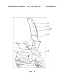 DRIVER PROTECTIVE DEVICE FOR TWO-WHEELED VEHICLE diagram and image