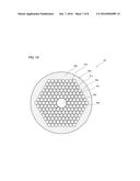 METHOD FOR MANUFACTURING PREFORM FOR PHOTONIC BAND GAP FIBER, METHOD FOR     MANUFACTURING PHOTONIC BAND GAP FIBER, PREFORM FOR PHOTONIC BAND GAP     FIBER, AND PHOTONIC BAND GAP FIBER diagram and image