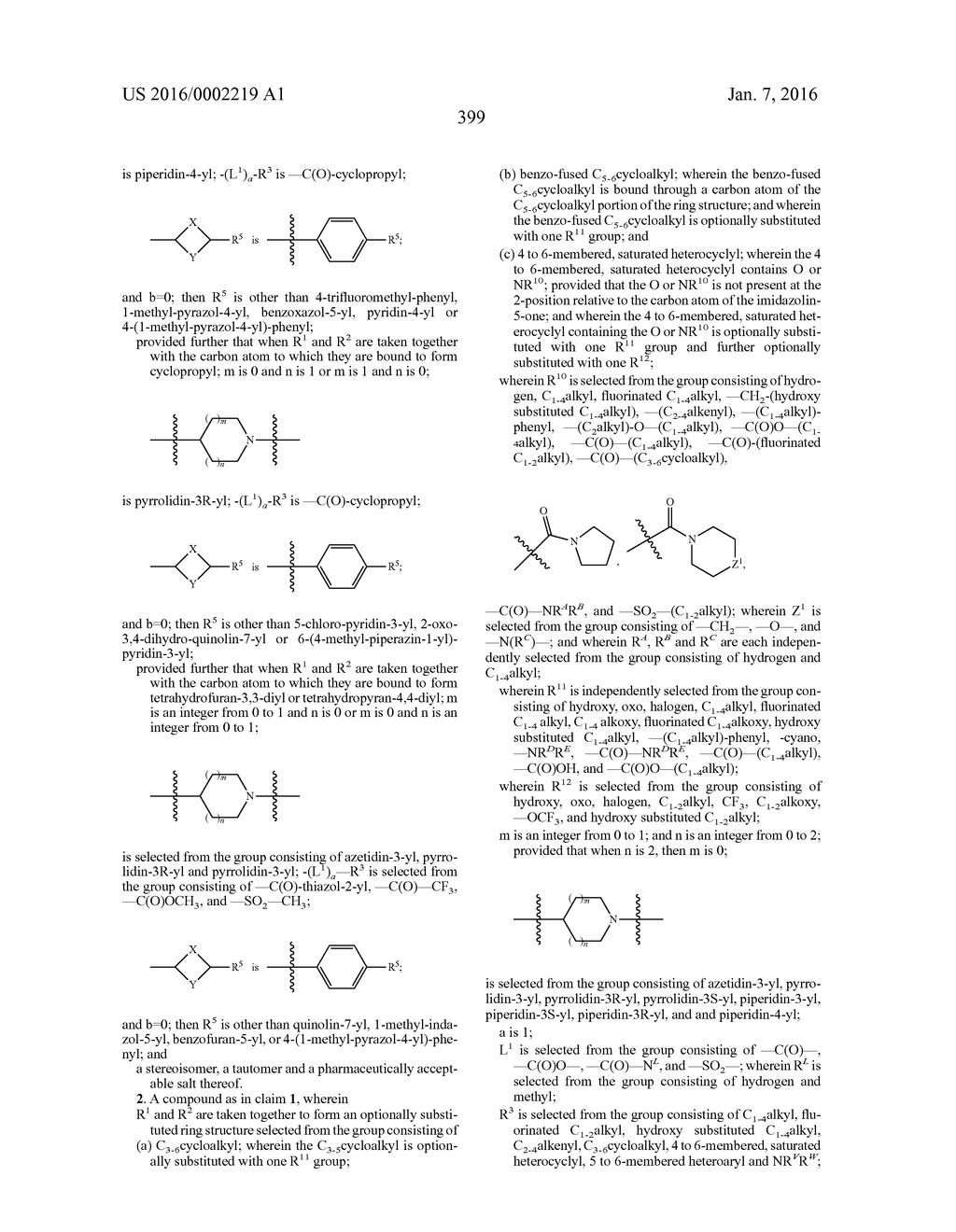 IMIDAZOLIN-5-ONE DERIVATIVE USEFUL AS FASN INHIBITORS FOR THE TREATMENT OF     CANCER - diagram, schematic, and image 400