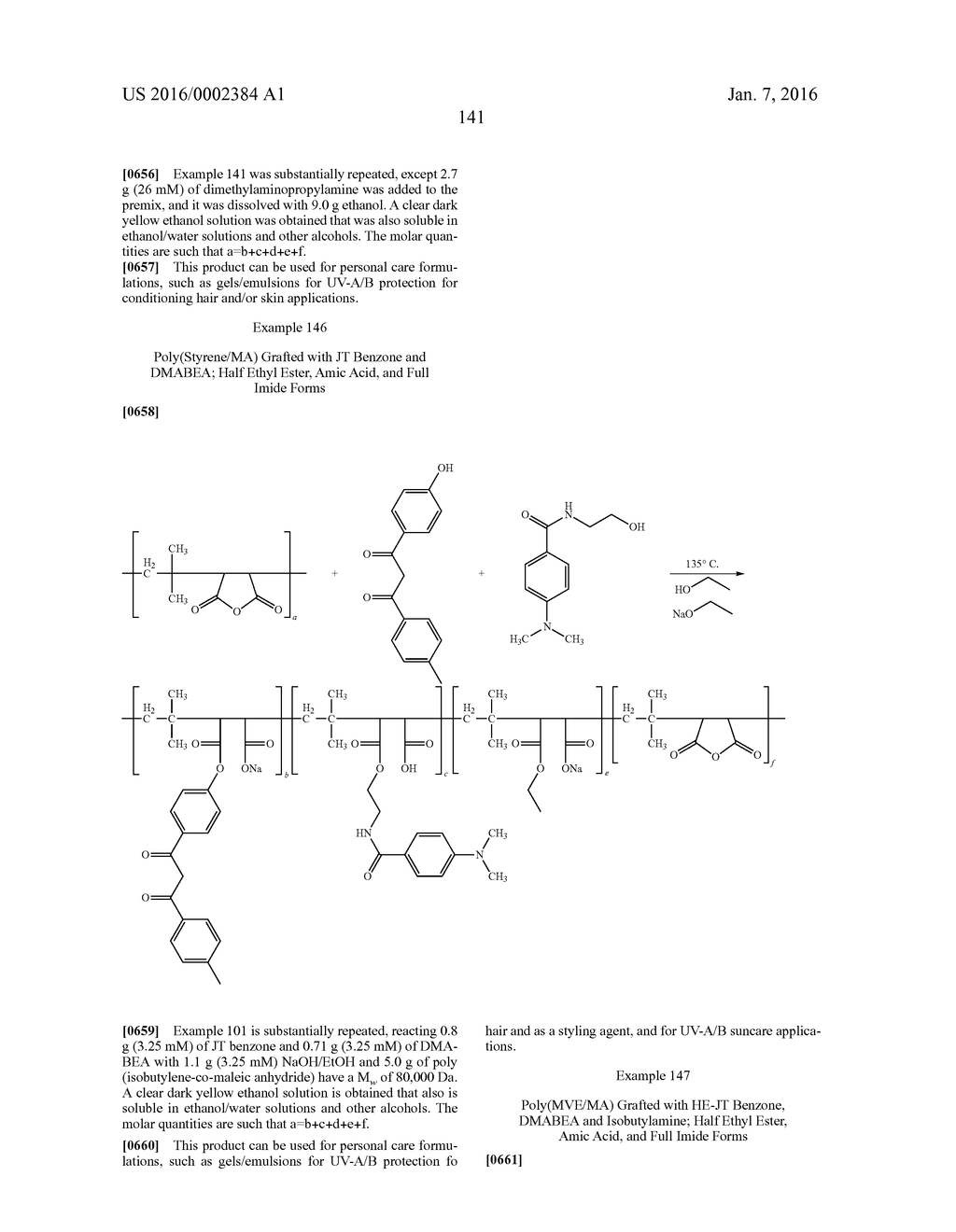 UV-ABSORBING POLYMERS AND FORMULATIONS THEREOF - diagram, schematic, and image 140