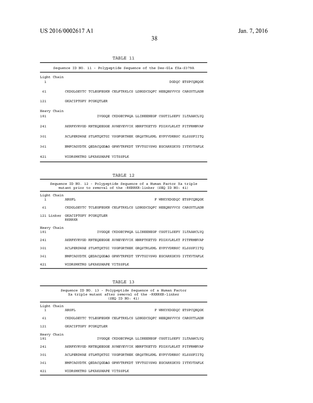 ANTIDOTES FOR FACTOR XA INHIBITORS AND METHODS OF USING THE SAME - diagram, schematic, and image 52