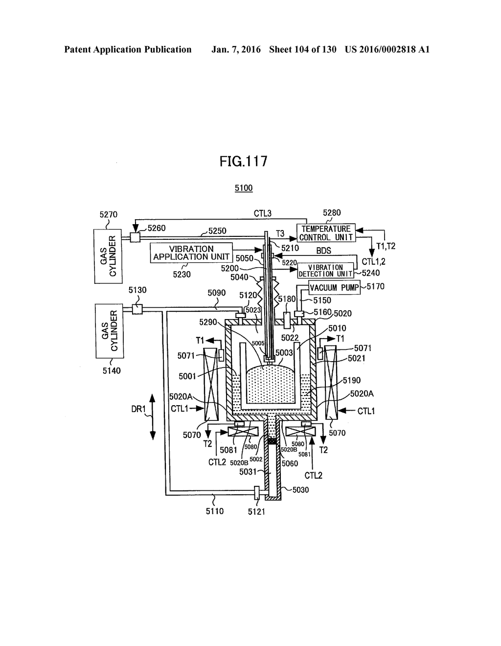 CRYSTAL GROWTH APPARATUS AND MANUFACTURING METHOD OF GROUP III NITRIDE     CRYSTAL - diagram, schematic, and image 105