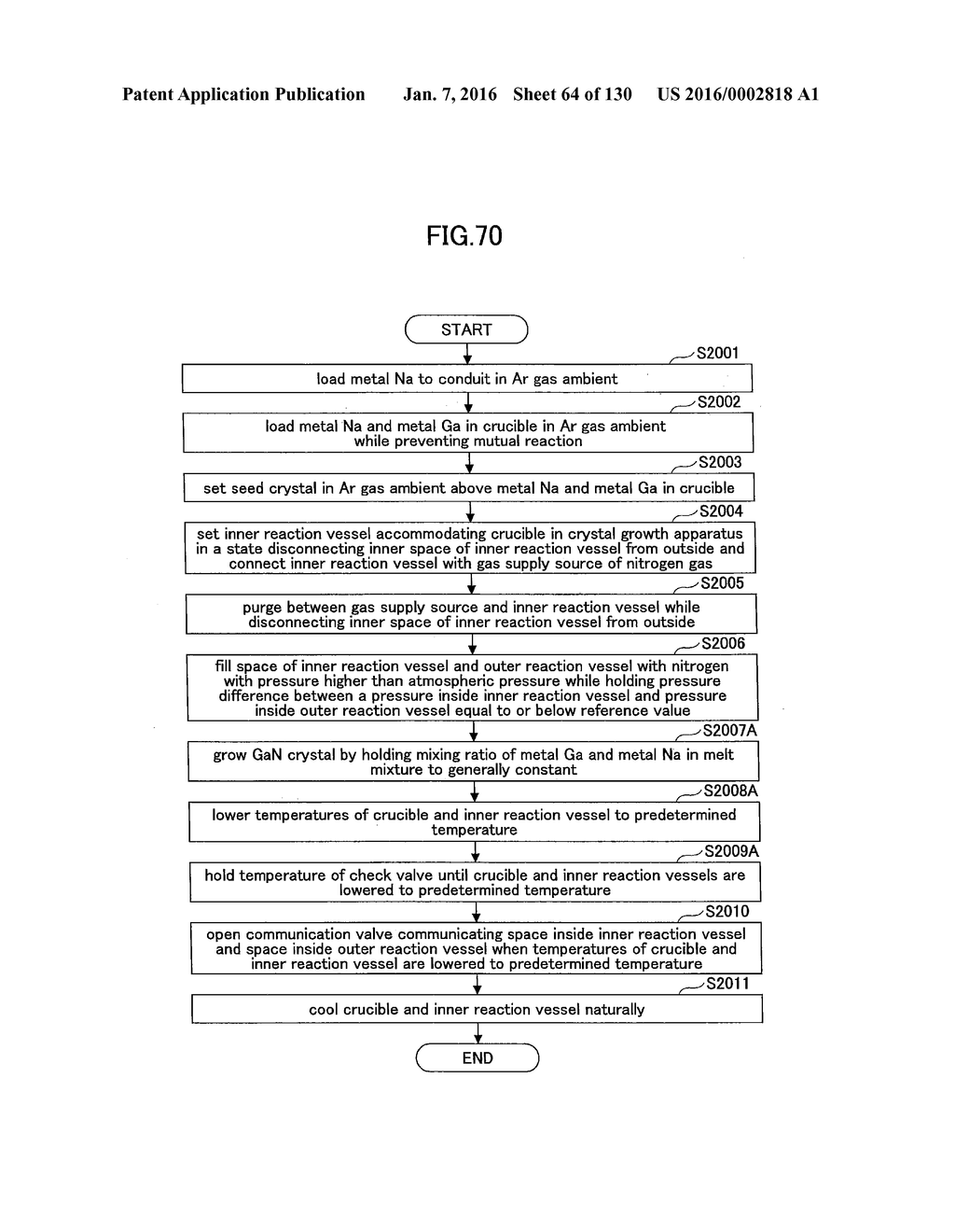 CRYSTAL GROWTH APPARATUS AND MANUFACTURING METHOD OF GROUP III NITRIDE     CRYSTAL - diagram, schematic, and image 65