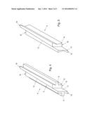 BUILDING ELEMENT COMPOSED OF TWO PANELS WITH A COUPLING STRIP diagram and image