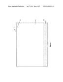 BUILDING MEMBRANE WITH DRAINAGE MATRIX AND HORIZONTAL ADHESIVE PORTIONS diagram and image