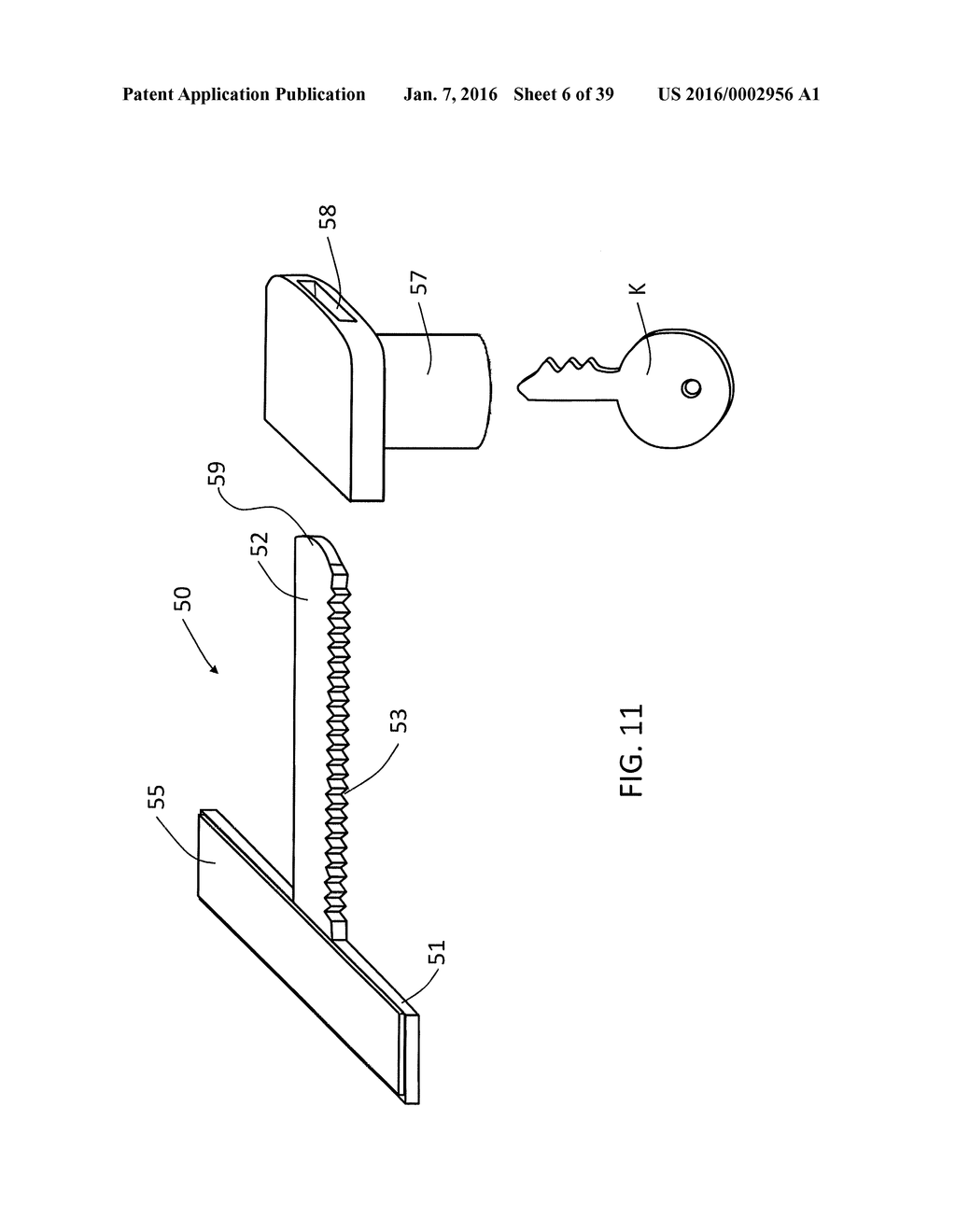 FURNITURE DRAWER LOCKING DEVICE - diagram, schematic, and image 07