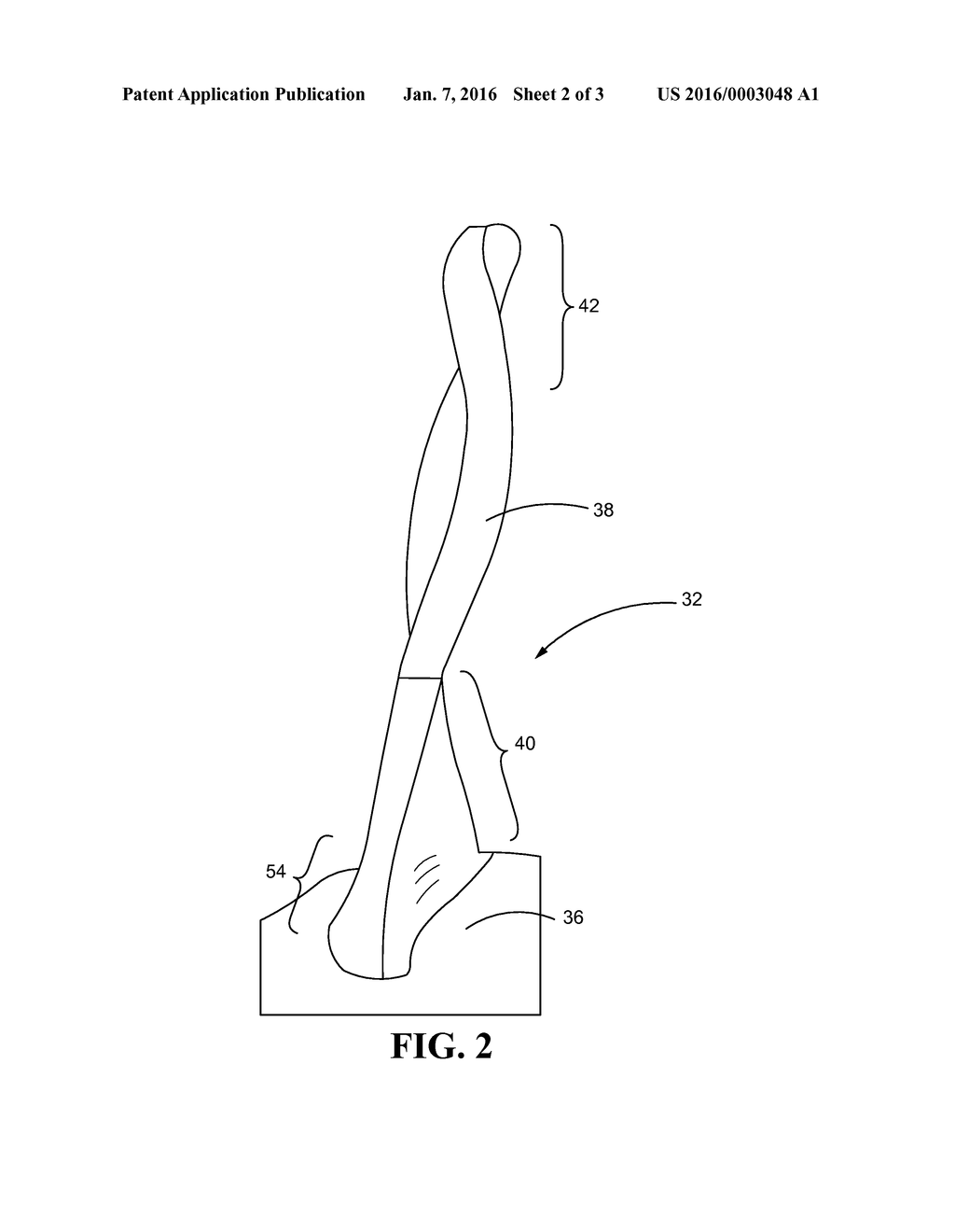 Airfoil with Thickened Root and Fan and Engine Incorporating Same - diagram, schematic, and image 03