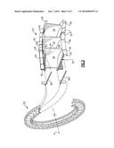 GAS TURBINE ENGINE COMPONENT HAVING VARIABLE WIDTH FEATHER SEAL SLOT diagram and image