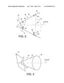 ROTATING INLET COWL FOR A TURBINE ENGINE, COMPRISING AN ECCENTRIC FORWARD     END diagram and image