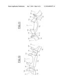 CAGE FOR A ROLLING BEARING, NOTABLY FOR A MOTOR VEHICLE ELECTRIC POWER     STEERING BEARING diagram and image