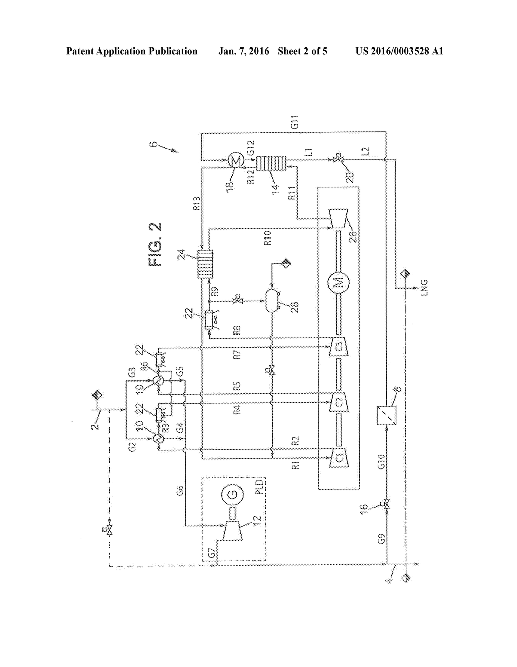 STATION FOR REDUCING GAS PRESSURE AND LIQUEFYING GAS - diagram, schematic, and image 03