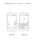 MOBILE TERMINAL FOR CONTROLLING ICONS DISPLAYED ON TOUCH SCREEN AND METHOD     THEREFOR diagram and image
