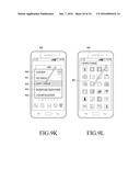 MOBILE TERMINAL FOR CONTROLLING ICONS DISPLAYED ON TOUCH SCREEN AND METHOD     THEREFOR diagram and image