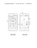 MOBILE TERMINAL FOR CONTROLLING ICONS DISPLAYED ON TOUCH SCREEN AND METHOD     THEREFOR diagram and image