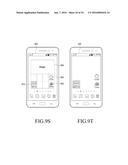 MOBILE TERMINAL FOR CONTROLLING ICONS DISPLAYED ON TOUCH SCREEN AND METHOD     THEREFOR diagram and image