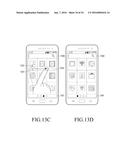 MOBILE TERMINAL FOR CONTROLLING ICONS DISPLAYED ON TOUCH SCREEN AND METHOD     THEREFOR diagram and image