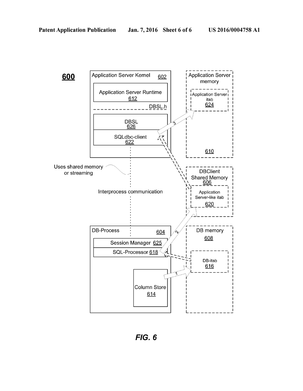 Integrated Application Server and Data Server Processes with Matching Data     Formats - diagram, schematic, and image 07