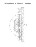 LIGHT EMITTING DIODE (LED) COMPONENTS INCLUDING CONTACT EXPANSION FRAME     AND METHODS OF FABRICATING SAME diagram and image