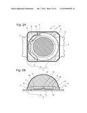 LIGHT EMITTING DEVICE HAVING DUAL SEALING RESINS diagram and image