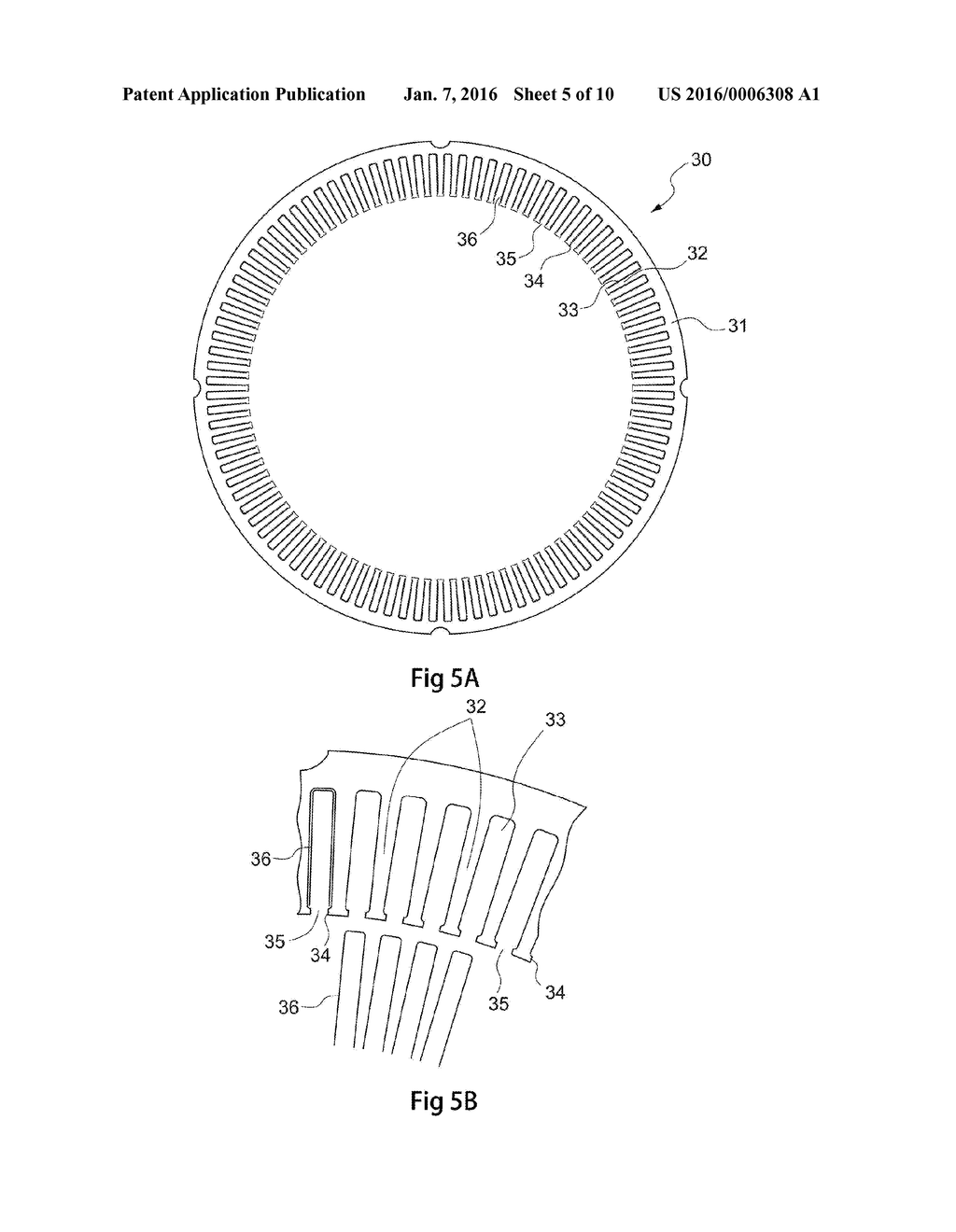 Wound Stator for Alternating-Current Generator - diagram, schematic, and image 06