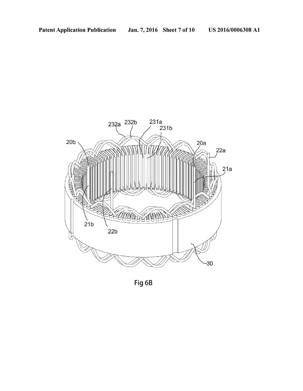 Wound Stator for Alternating-Current Generator - diagram, schematic, and image 08