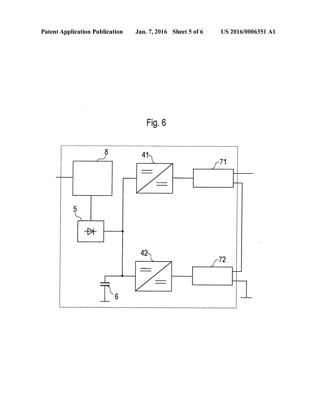 Modularly Redundant DC-DC Power Supply Arrangement Having Outputs That Can     Be Connected In Parallel - diagram, schematic, and image 06