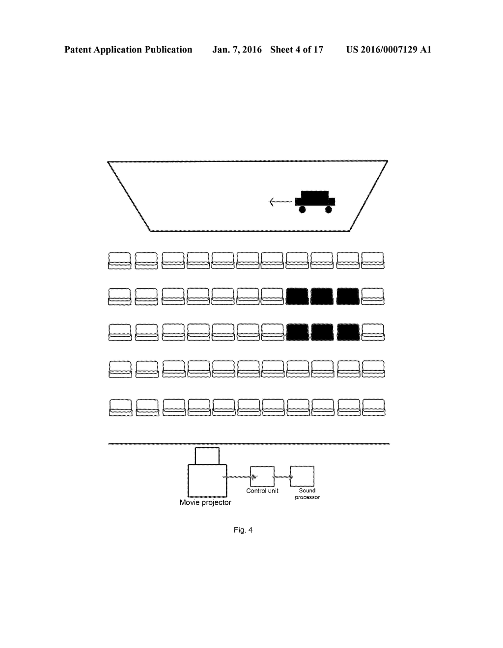 METHOD FOR CONTROLLING SOUND IN AN AUDITORIUM - diagram, schematic, and image 05