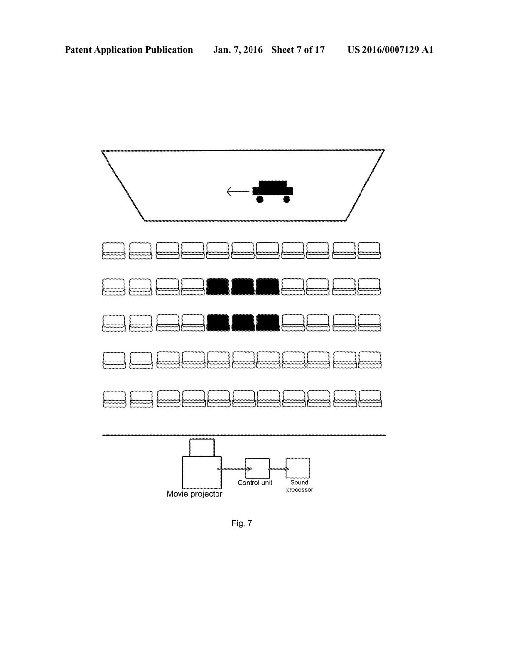 METHOD FOR CONTROLLING SOUND IN AN AUDITORIUM - diagram, schematic, and image 08
