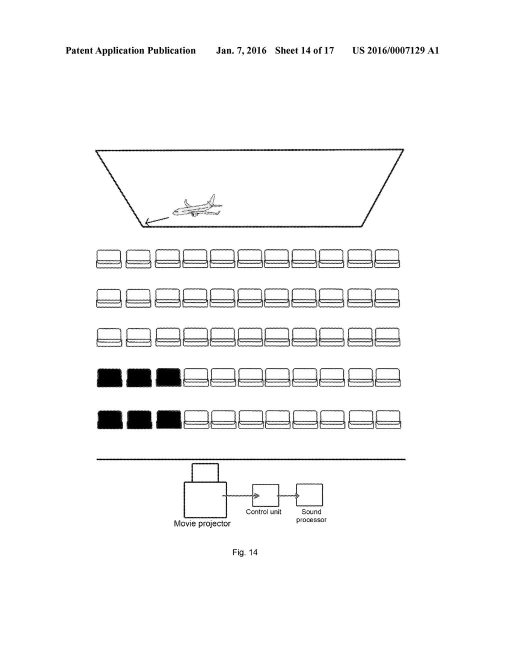 METHOD FOR CONTROLLING SOUND IN AN AUDITORIUM - diagram, schematic, and image 15