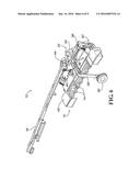 HEADER RETAINING SYSTEM FOR A LATERAL TRANSPORT CENTER PIVOT AGRICULTURAL     MACHINE diagram and image