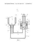 COFFEE BREWING DEVICE WITH MANUAL SIPHON diagram and image