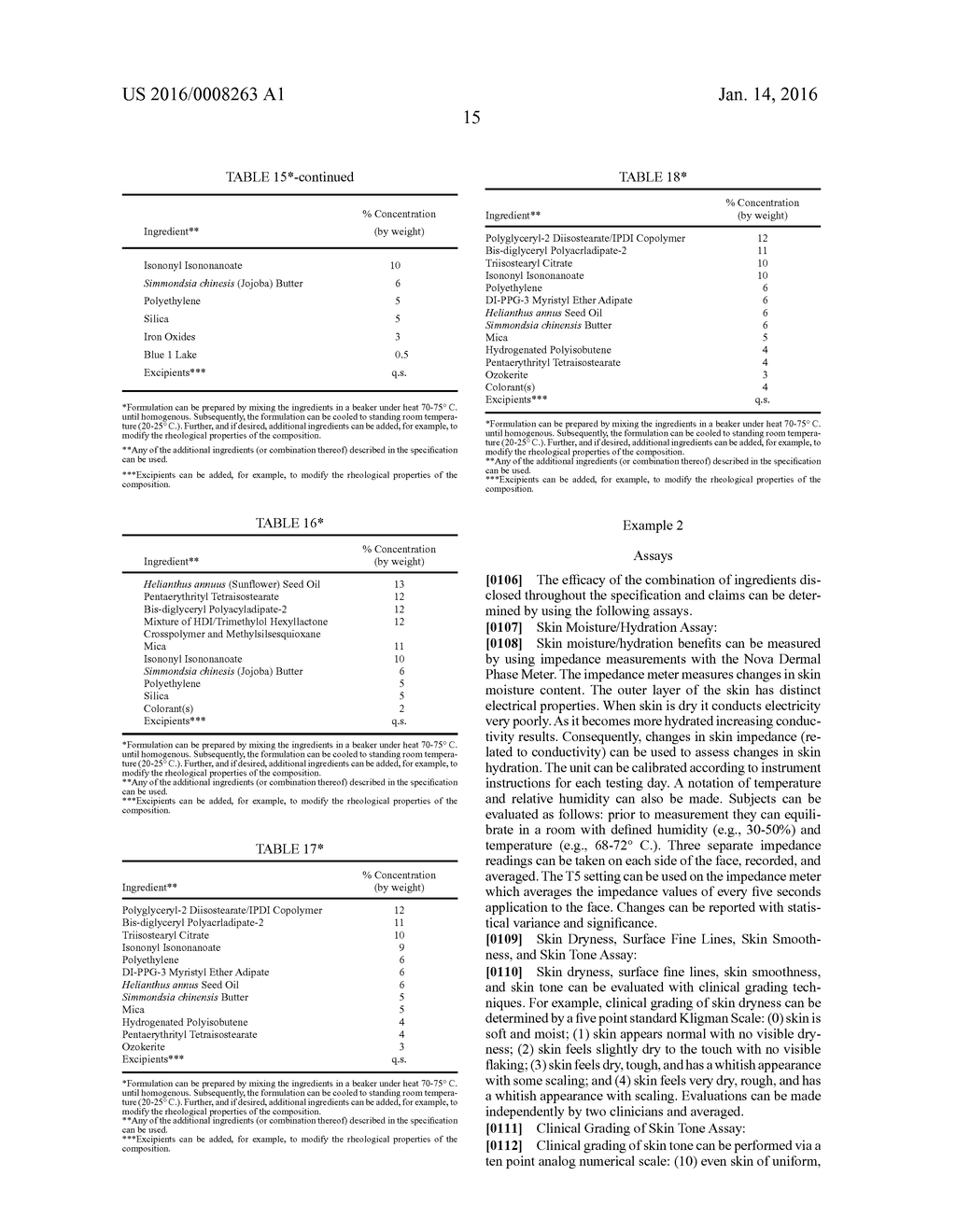 COSMETIC COMPOSITIONS - diagram, schematic, and image 16