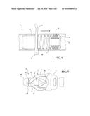 MEDICAL VALVE WITH A VARIABLE DIAMETER SEAL diagram and image