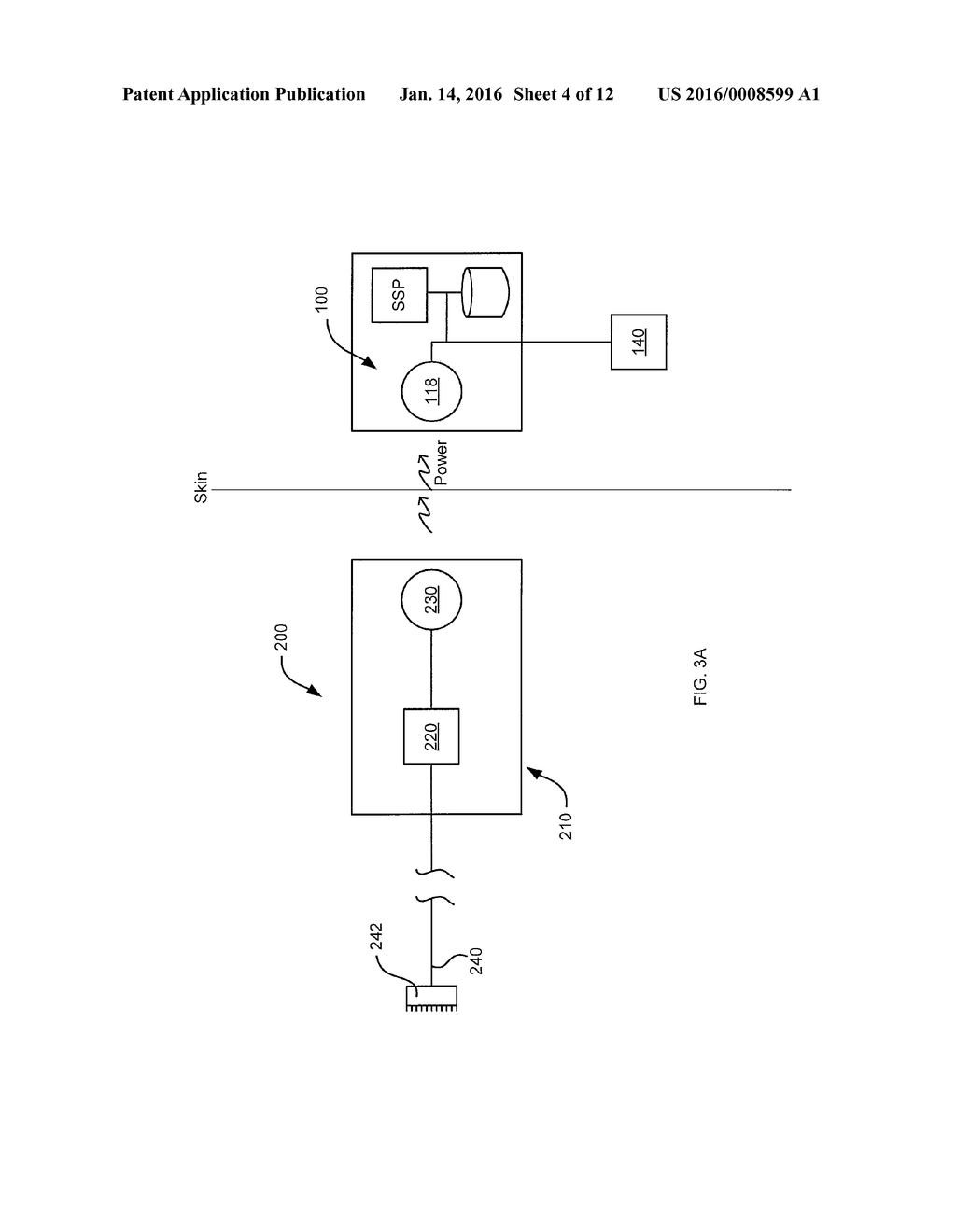 RELAY INTERFACE FOR CONNECTING AN IMPLANTED MEDICAL DEVICE TO AN EXTERNAL     ELECTRONICS DEVICE - diagram, schematic, and image 05