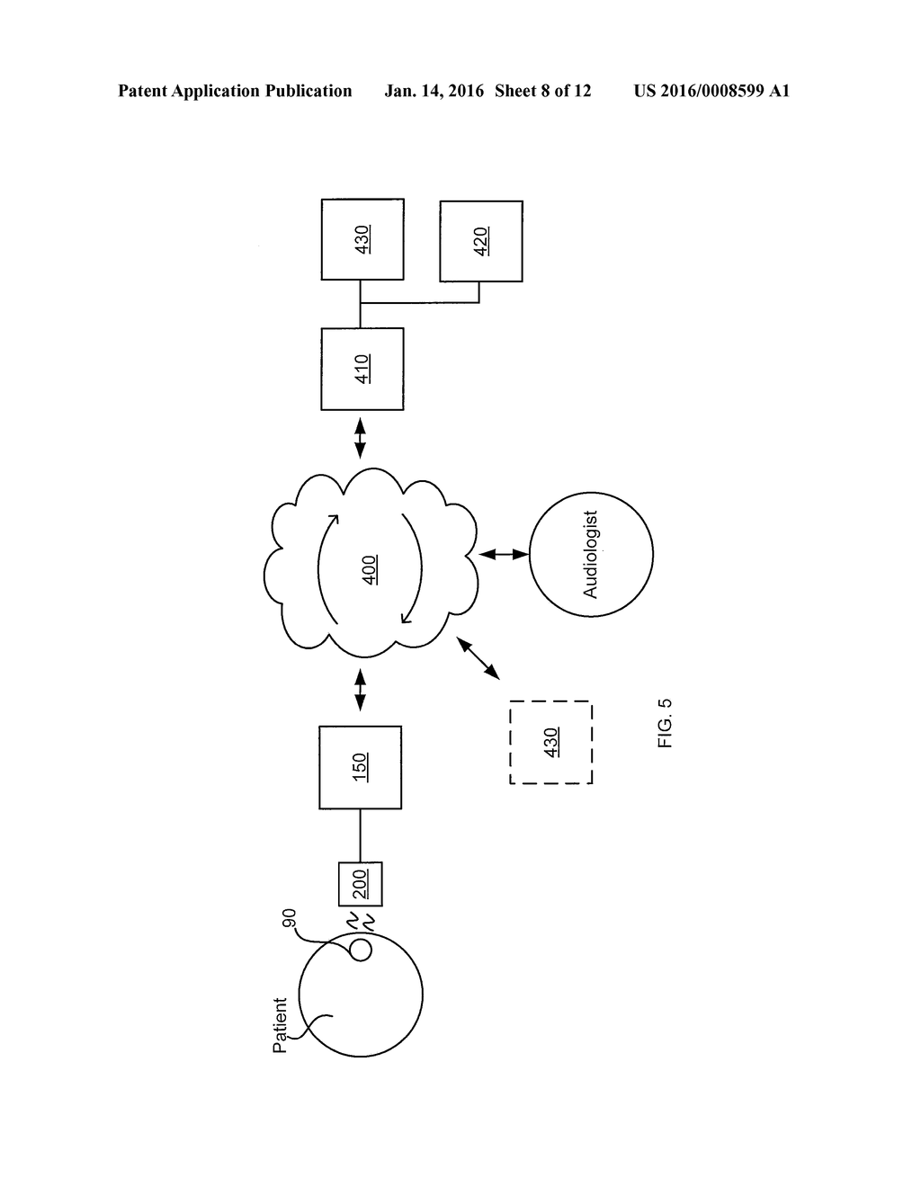 RELAY INTERFACE FOR CONNECTING AN IMPLANTED MEDICAL DEVICE TO AN EXTERNAL     ELECTRONICS DEVICE - diagram, schematic, and image 09