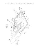 PRINT-TARGET FABRIC SUPPORTING DEVICE, PRINTING APPARATUS AND     MANUFACTURING METHOD FOR PRINTING ON FABRIC diagram and image