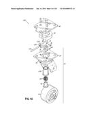 CASTER WHEEL BRAKING SYSTEM diagram and image