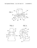 SEAT ASSEMBLY WITH DISPLACEABLE NECKREST AND NECK SUPPORT diagram and image