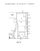 INTEGRATED CENTERLINE LAVATORY GALLEY MONUMENT diagram and image