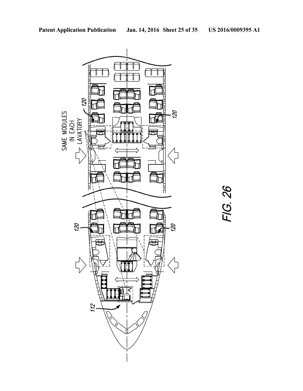 INTEGRATED CENTERLINE LAVATORY GALLEY MONUMENT - diagram, schematic, and image 26